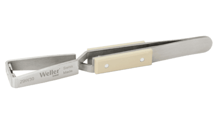 Stripping tweezers with synthetic fiber handle