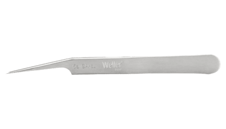 Precision tweezers slightly angled 15° recessed