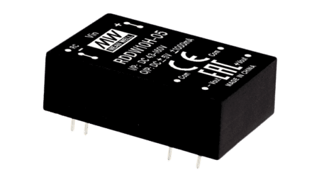 Convertisseur DC/DC 10W, entrée 43...160V, sortie +/-5V / +/-1A