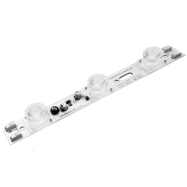 Channel Modul, edge lit, 3 x 3535 LED, 15x45°, 6500K, CRI >75