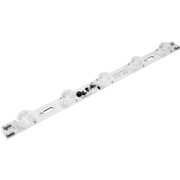Channel Modul, edge lit, 5 x 3535 LED, 15x45°, 6500K, CRI >75