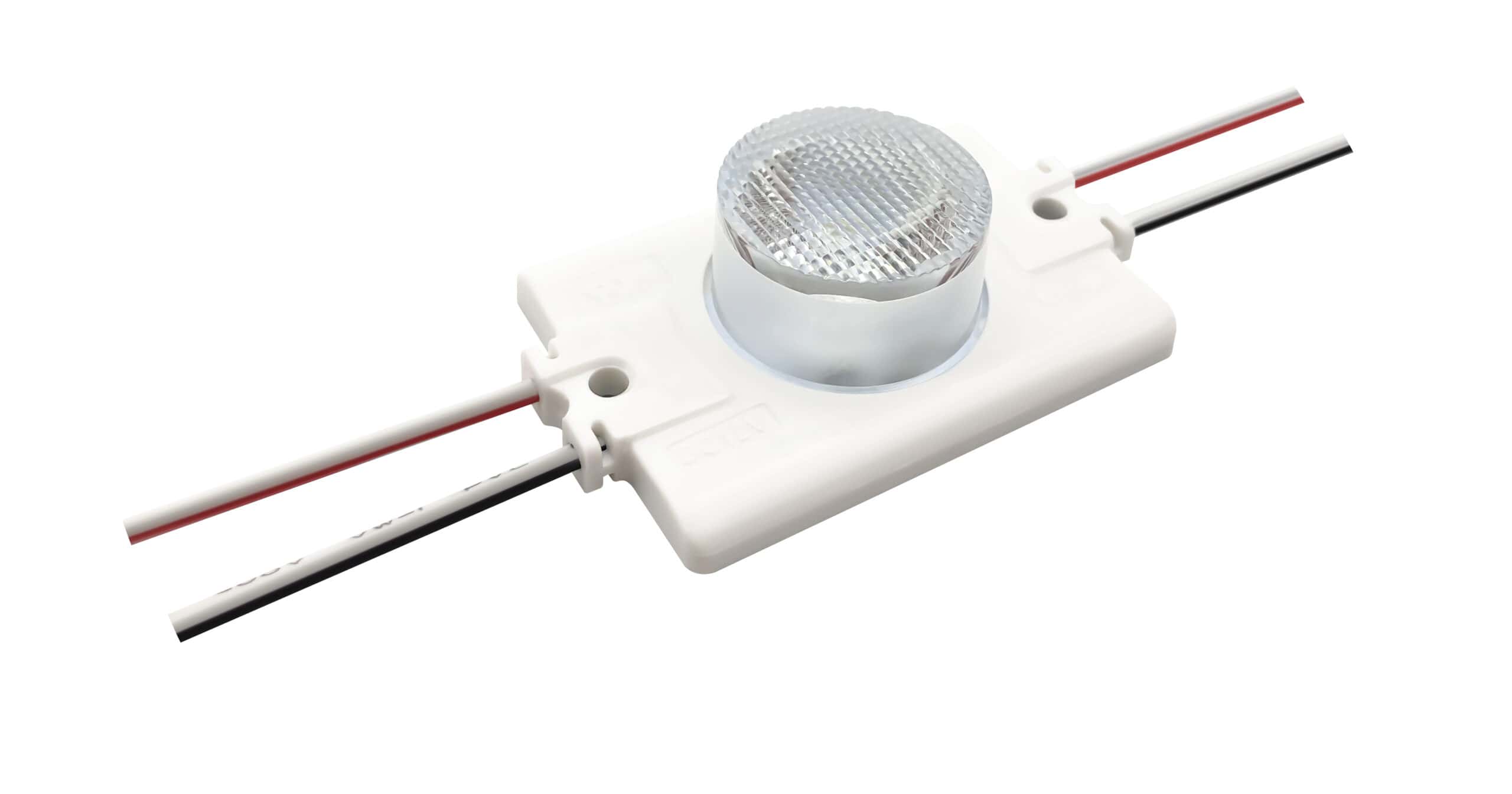 Channel Modul, edge lit, 1 x 3535 LED, 15x45°, 7000K, CRI >75