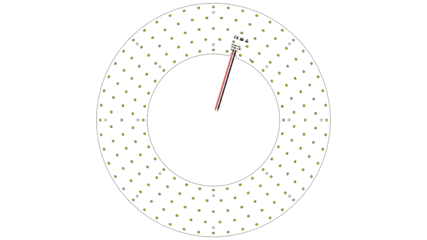 LED Modul ø392/222mm / 3000K / CRI >90 / 200LED