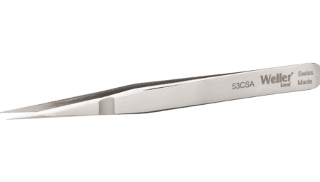 Precision tweezers with fine and flexibly movable tips