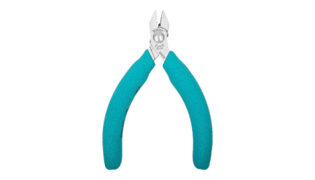 Diagonal cutters, beveled head