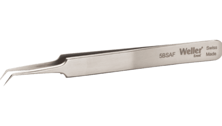 Precision tweezers, 30° curved, relieved