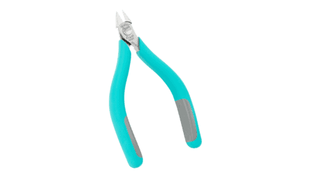 Ergonomic side cutter, 5", pointed head