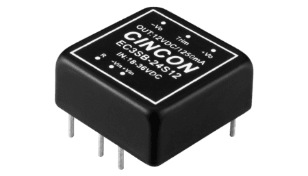 Convertisseur DC/DC 15W, entrée 36...75V, sortie +/-12V / +/-0.625A