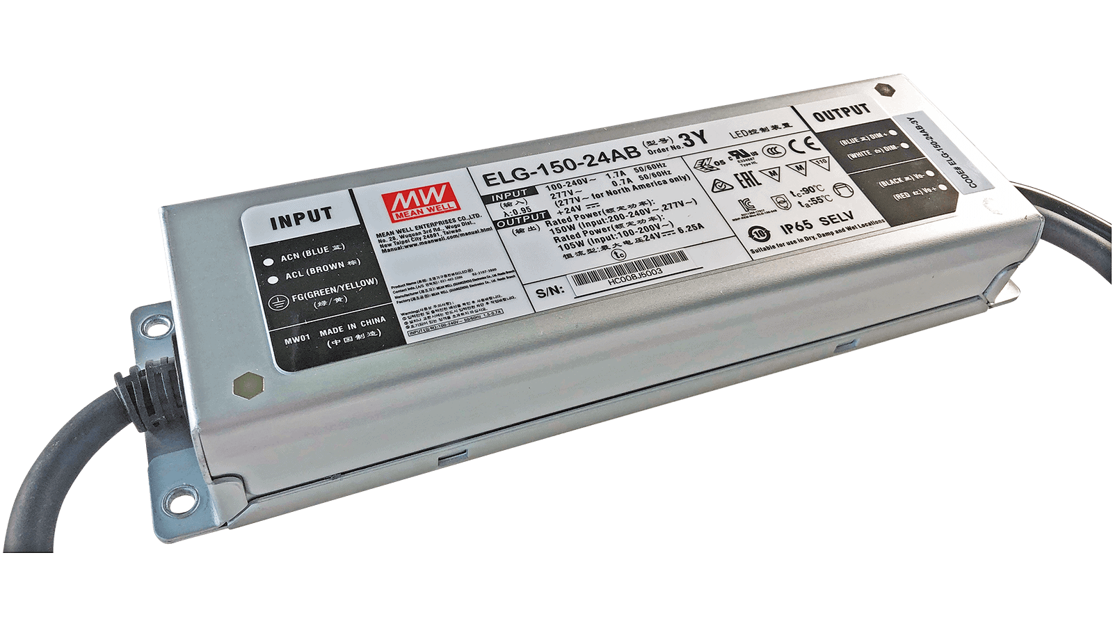 Meanwell PWM-120-12KN 120W 12V 10A LED Netzteil IP65 KNX