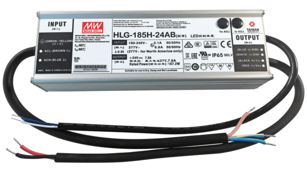 185W LED Treiber CV+CC 24V/7.8A, 3in1 Dimming + Vo/Io regelbar am Treiber – Bild 2