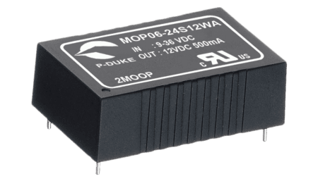 6W medical DC/DC converter, input 4.5...9V, output 5V/1.2A