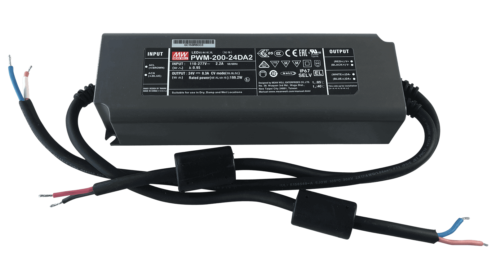 MEANWELL PWM-200-12 - AC/DC LED-Schaltnetzteil