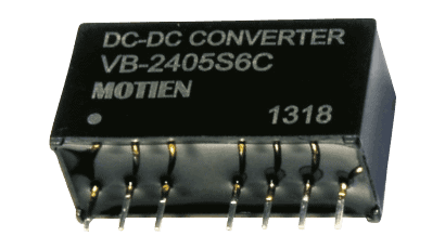 Convertisseur DC/DC 2W, entrée 18...36V, sortie +/-12V / +/-0.083A