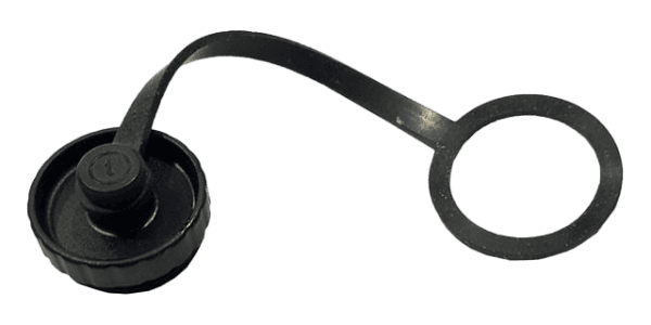 Schutzkappe THx.387 A/E/L, grün, mit Gummiseil schwarz "Ringbefestigung"
