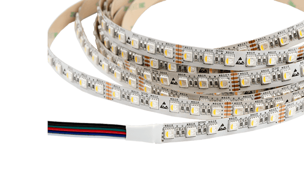 Flexibler RGBW LED Streifen / 20W / RGB+6000-6500K / 15m