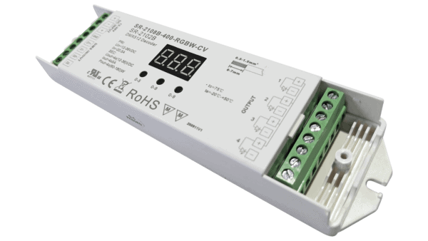 4 Kanal DMX512 LED Dimmer, RGBW, Konstantspannung 12-48VDC, max. 720W – Bild 2