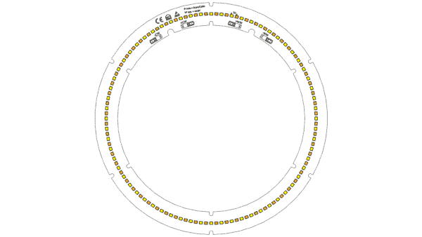 LED Modul ø230/185mm / 3000K & 4000K / CRI >90 / 128LED