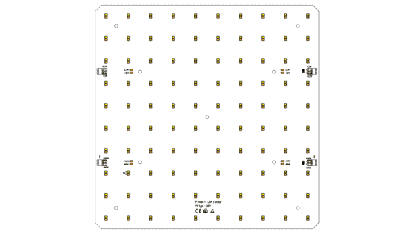 LED Modul 290x290mm / TW / 3000K & 4000K / CRI >90 / 200LED