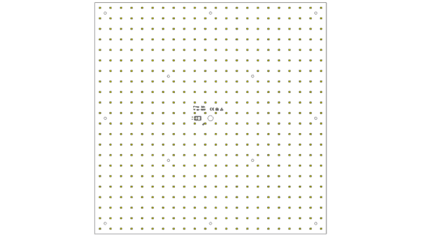 LED Modul 440x440mm / 3000K / CRI >80 / 484LED