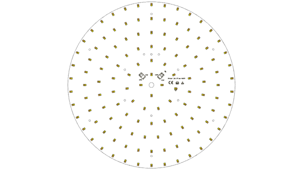 LED Modul ø340mm / TW / 3000K & 4000K / CRI >90 / 256LED