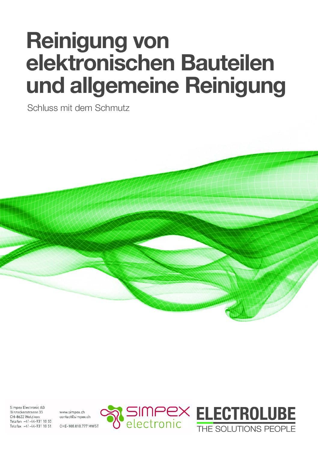 Electrolube Reinigung Deutsch pdf