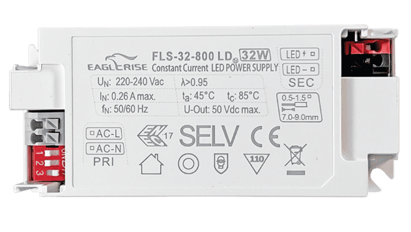 32W LED Treiber Konstantstrom 600/650/700/800mA, 28-40Vdc – Bild 3