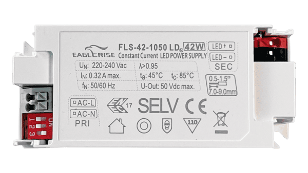 42W LED Treiber Konstantstrom 850/900/950/1050mA, 28-40Vdc – Bild 2