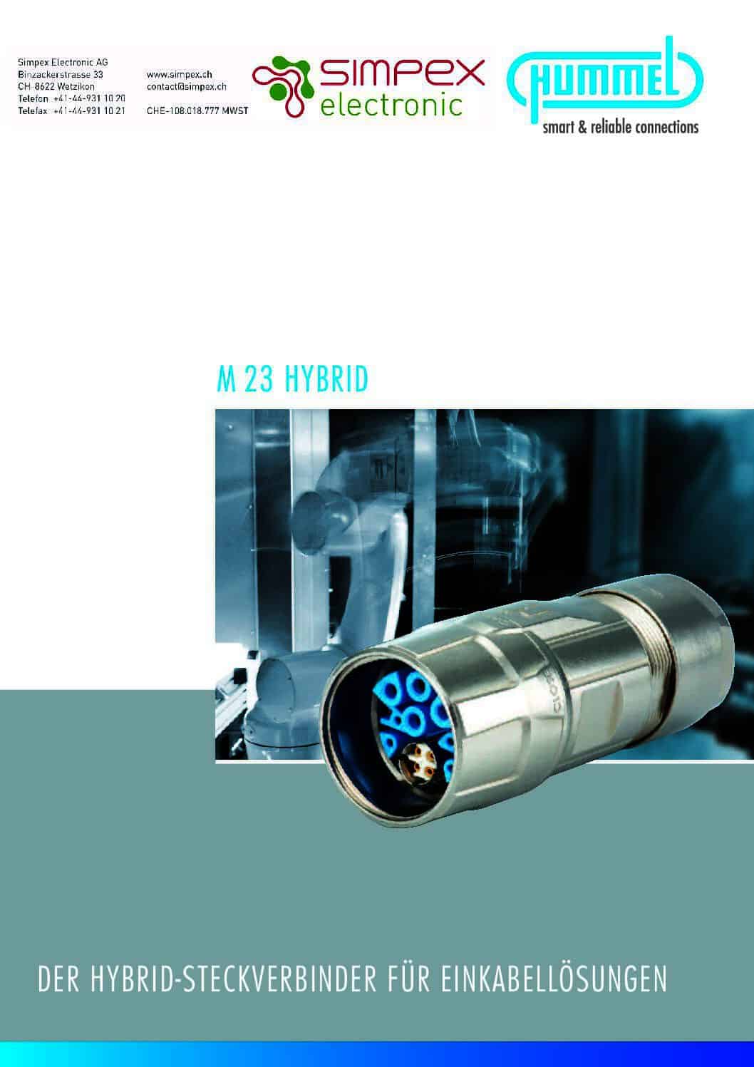 Fly M23Hybrid Rundsteckverbinder 1114 pdf