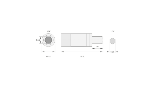 Drehmoment-Adapter Satz 6-tlg 0.6-3.0Nm für 1/4 Zoll – Bild 2