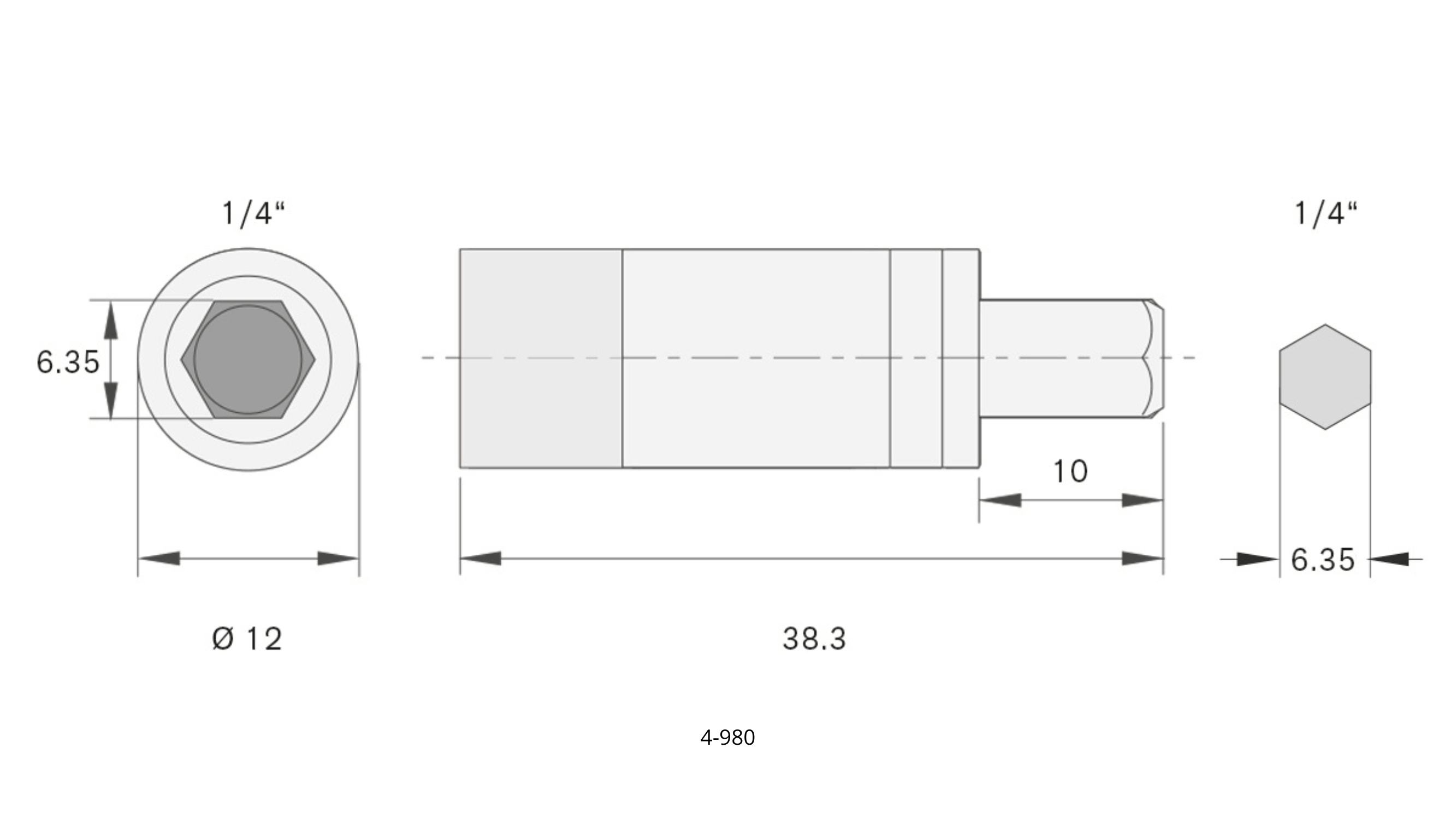 Drehmoment-Adapter Satz 7-tlg 0.6-3.0Nm für 1/4 Zoll – Bild 3