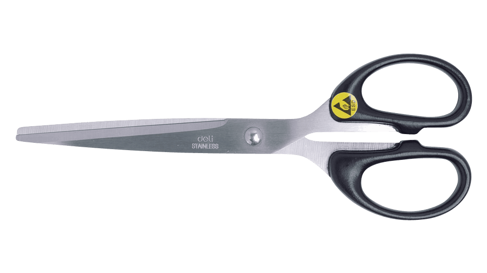 ESD Schere mit ableitfähigen Griffen