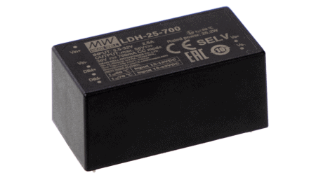 Driver de LED DC/DC Step Up 500mA / 12.5 - 50Vdc