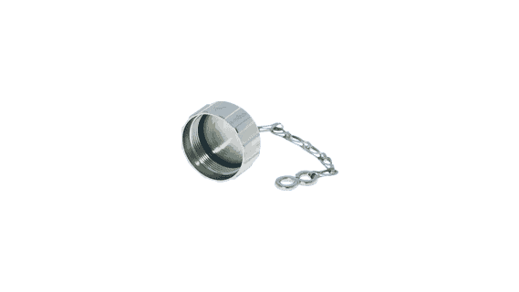 M16 Schutzkappe aus Messing mit Kette 70 mm 7.010.9S0.704