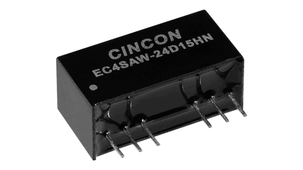 6W DC/DC Wandler Eingangsbereich 9...36Vdc, Ausgang 15V/0.4A