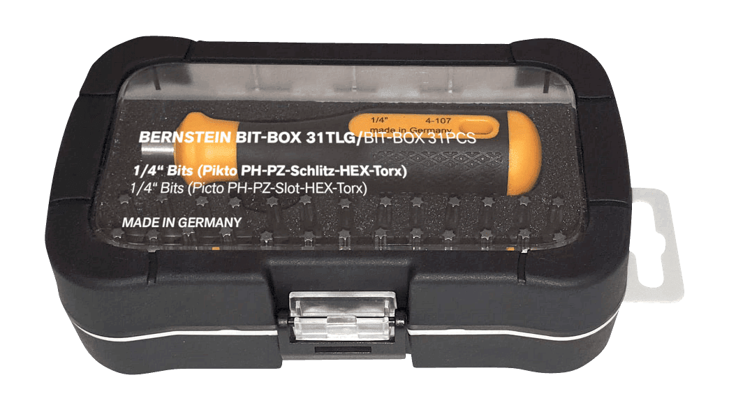 1/4 Zoll Bit Box, 31 teilig
