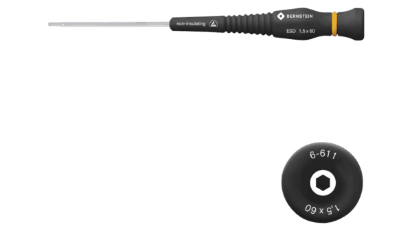 ESD Steckschlüssel Sechskant 1,5 mm