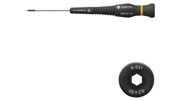 ESD Stiftschlüssel Sechskant 0,7 mm
