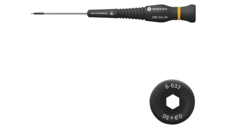 ESD pin wrench hexagon 0.9 mm