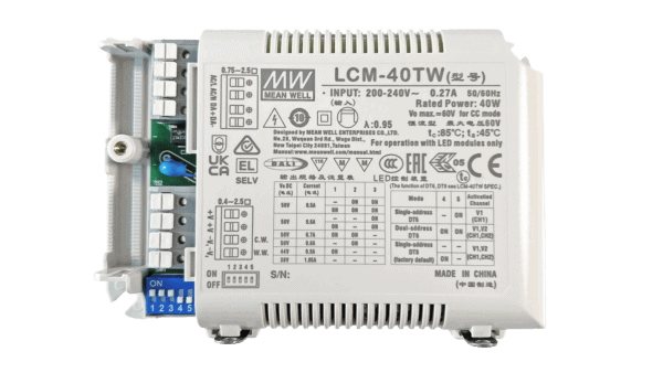 40W LED driver CC 500-1050mA, DALI2, DT8, DT6 for single color and Tunable White applications - Image 2