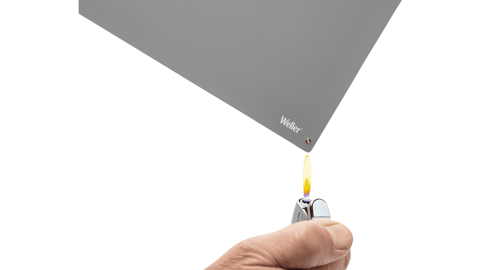 Weller ESD Premium Tisch-Lötmatte 900x600, grau – Bild 3