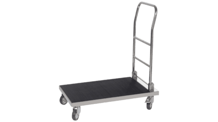ESD transport trolley for storage containers