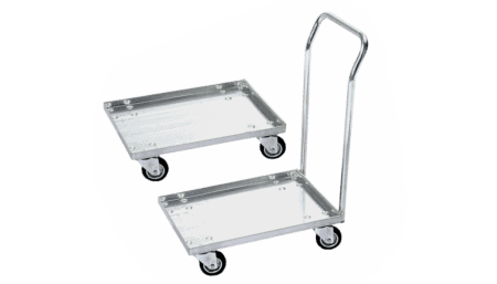 ESD transport trolley for storage containers (without handle)