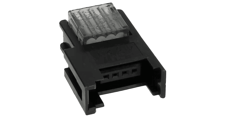 Dose Eckig 4p IDC Mini Clamp II grau