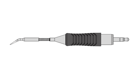 RTMS 004 C X MS Lötspitze konisch gebogen D0.4