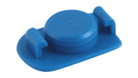 Kartuschenverschlüsse (blau), 10 cc (50 Stück)