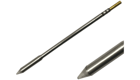 High-performance soldering cartridge, conical (W x L) 2.0 x 8.3 mm, 700 series