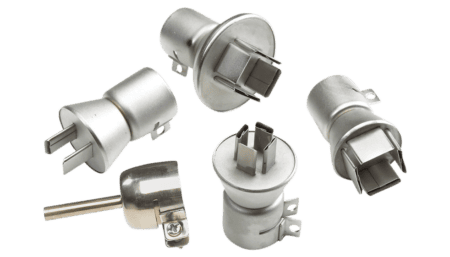 Nozzle set for chip resistors, SOIC and TSOP components