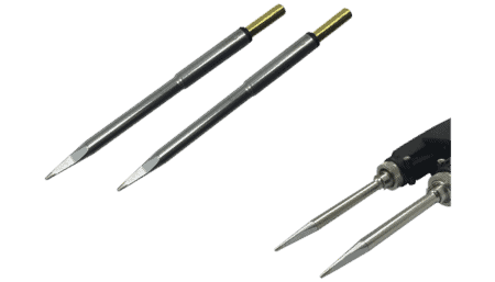 PTC rework tweezer soldering cartridges, blade, (W x L) 1.3 mm x 16.55 mm, 700 series