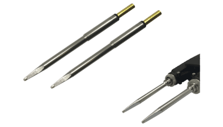 PTC rework tweezer soldering cartridges, blade, (W x L) 2.0 mm x 16.5 mm, 700 series