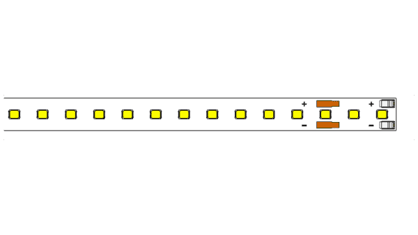 LED Modul 1184x10mm / 4000K / CRI >80 / 136LED / Kabel&Stecker – Bild 2